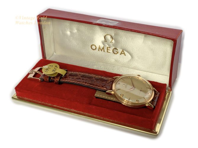 Omega Cal.344 Automatic 18ct Pink Gold 1953 37.5mm (40)