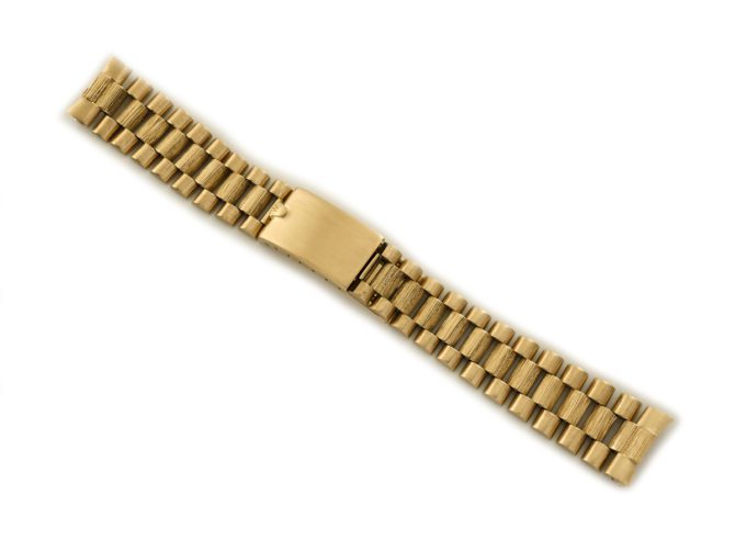 Rolex Day Date / Datejust Bracelet Bark Finish 18ct Yellow Gold (2)