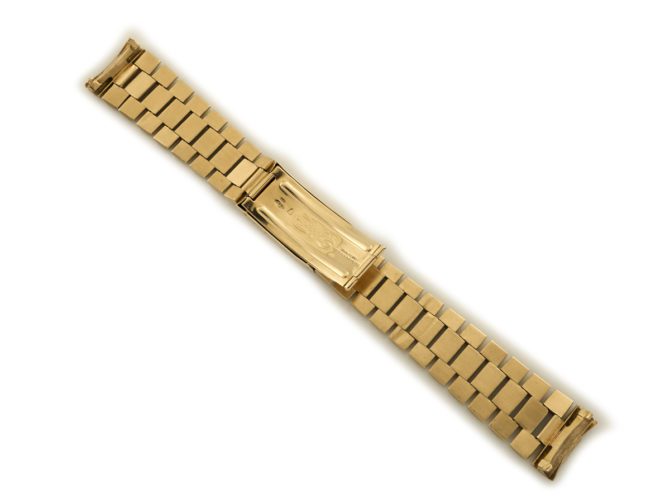 Rolex Day Date / Datejust Bracelet Bark Finish 18ct Yellow Gold (1)