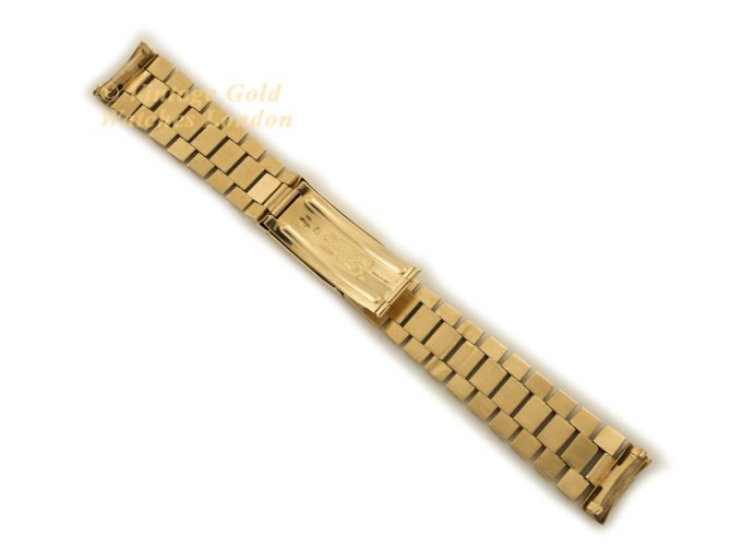 Rolex Day Date / Datejust Bracelet Bark Finish 18ct Yellow Gold (5)