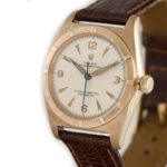 Rolex Oyster Perpetual Bubbleback 14ct Pink Gold 1948 mobile navigation (8)