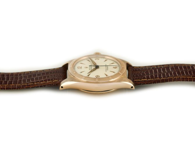 Rolex Oyster Perpetual Bubbleback 14ct Pink Gold 1948 (12)