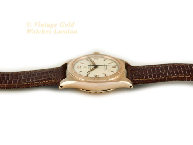 Rolex Oyster Perpetual Bubbleback 14ct Pink Gold 1948 (34)