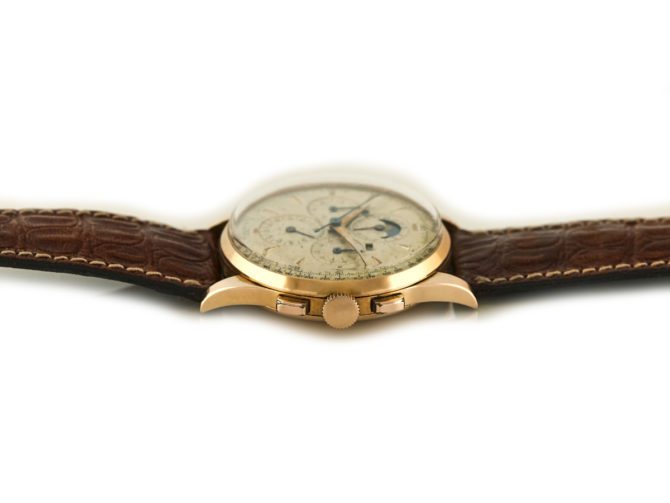 Universal Geneve Tri-Compax 18ct Pink Gold 37.5mm 1958 (11)