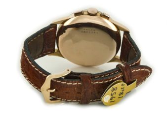 Universal Geneve Tri-Compax 18ct Pink Gold 37.5mm 1958 - hover