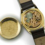 Omega Cal.420 9ct Black Dial 1955 mobile navigation (1)