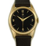 Omega Cal.420 9ct Black Dial 1955 mobile navigation (9)