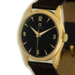 Omega Cal.420 9ct Black Dial 1955 mobile navigation (10)
