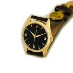 Omega Cal.420 9ct Black Dial 1955 mobile navigation (12)