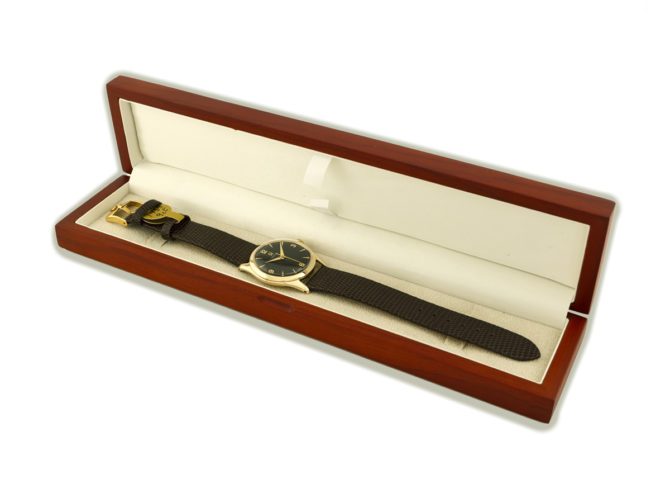 Omega Cal.420 9ct Black Dial 1955 (15)