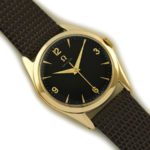 Omega Cal.420 9ct Black Dial 1955 mobile navigation (2)