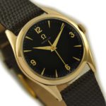 Omega Cal.420 9ct Black Dial 1955 mobile navigation (3)