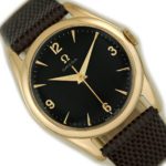Omega Cal.420 9ct Black Dial 1955 mobile navigation (8)