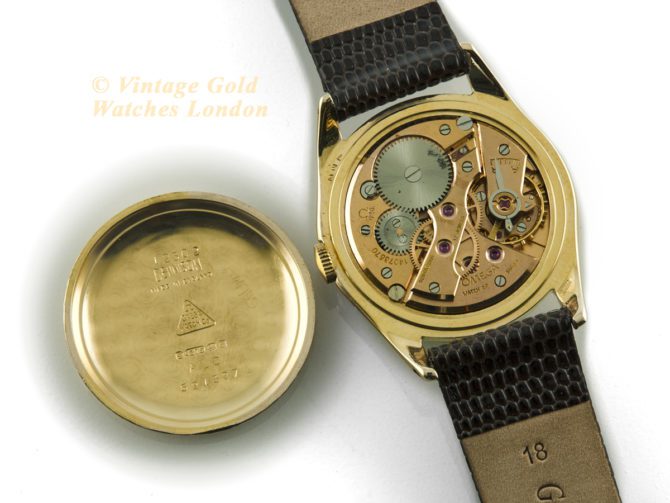 Omega Cal.420 9ct Black Dial 1955 (40)