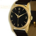 Omega Cal.420 9ct Black Dial 1955 mobile navigation (24)