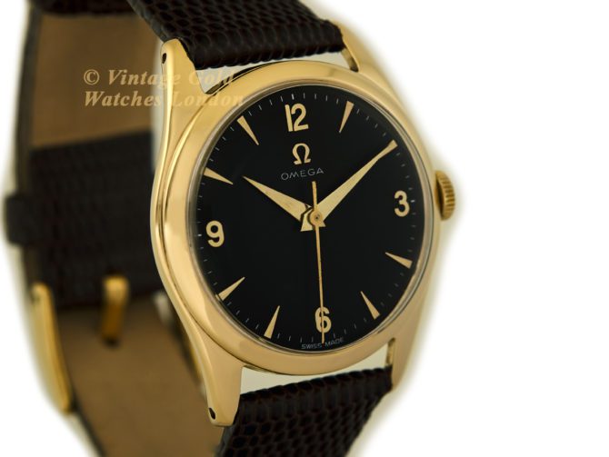 Omega Cal.420 9ct Black Dial 1955 (20)