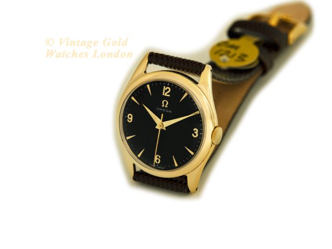 Omega Cal.420 9ct Black Dial 1955 (26)
