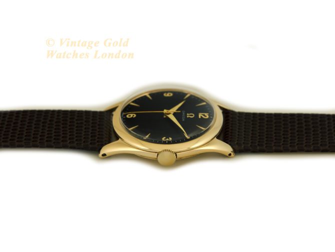 Omega Cal.420 9ct Black Dial 1955 (32)