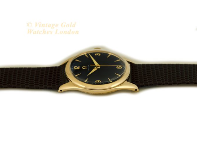 Omega Cal.420 9ct Black Dial 1955 (34)