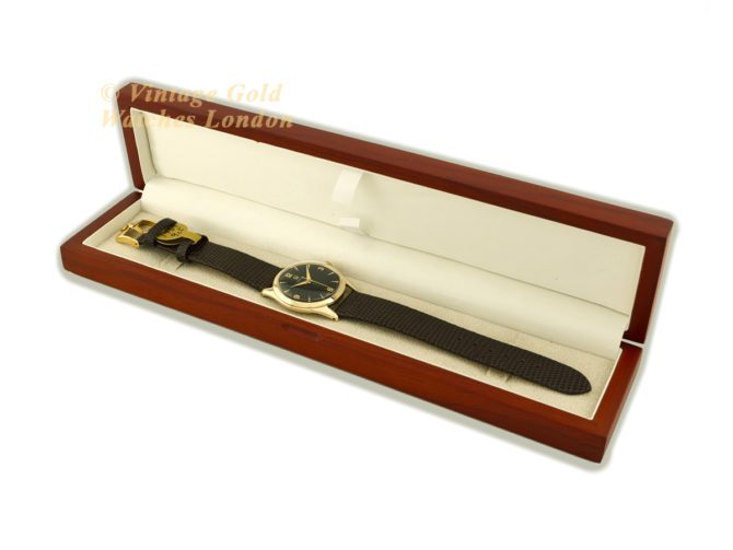 Omega Cal.420 9ct Black Dial 1955 (38)