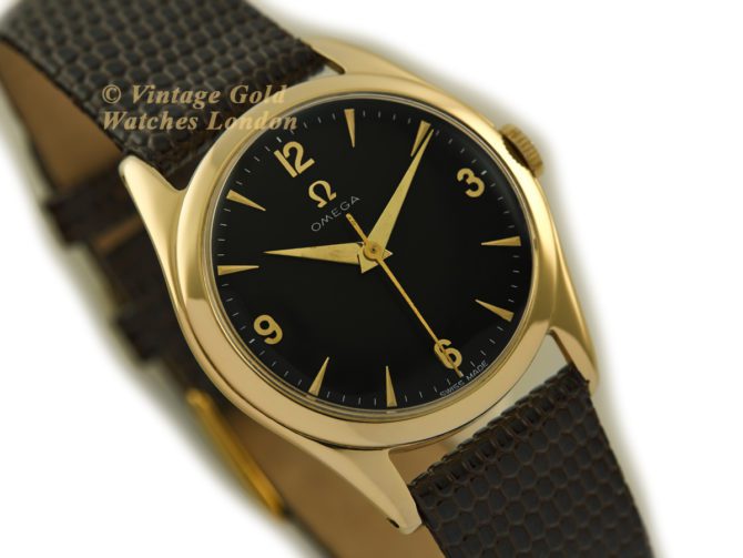 Omega Cal.420 9ct Black Dial 1955 (18)