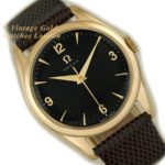 Omega Cal.420 9ct Black Dial 1955 mobile navigation (16)