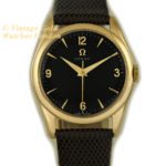 Omega Cal.420 9ct Black Dial 1955 mobile navigation (22)
