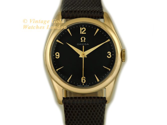 Omega Cal.420 9ct Black Dial 1955 (22)