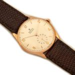 Rolex Precision Chronometer Cal.700 18ct Pink Gold c1945 mobile navigation (1)