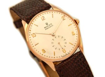 Rolex Precision Chronometer Cal.700 18ct Pink Gold c1945 - hover