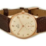 Rolex Precision Chronometer Cal.700 18ct Pink Gold c1945 mobile navigation (7)