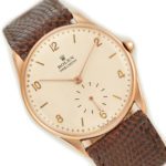 Rolex Precision Chronometer Cal.700 18ct Pink Gold c1945 mobile navigation (9)