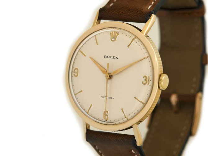 Rolex Precision Coin Edge Cal.1215 9ct 1966 (12)