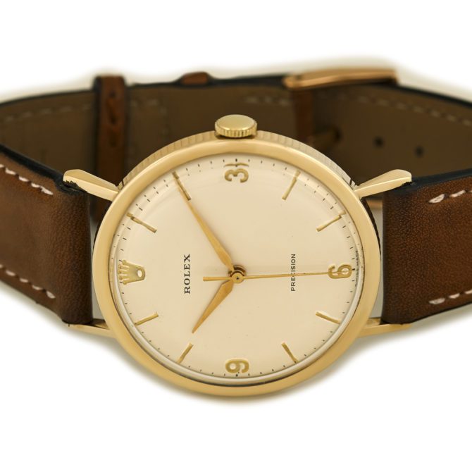 Rolex Precision Coin Edge Cal.1215 9ct 1966 (7)