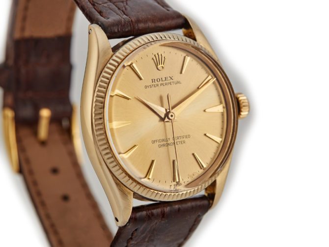 Rolex Oyster Perpetual Model Ref.6569 14ct 1955 (10)