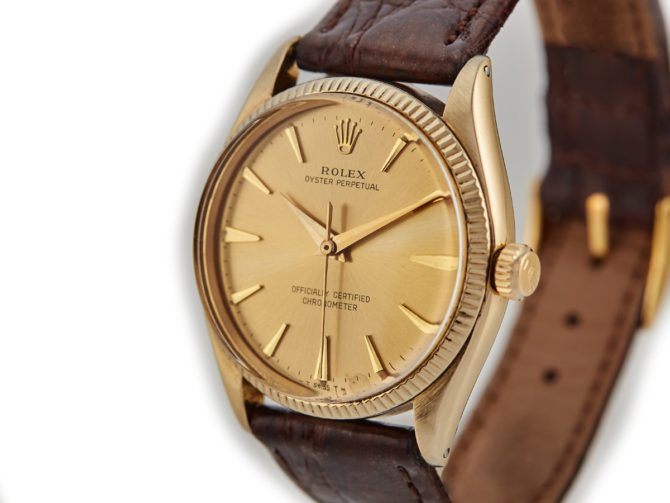 Rolex Oyster Perpetual Model Ref.6569 14ct 1955 (11)