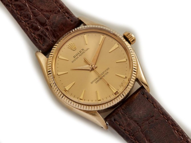 Rolex Oyster Perpetual Model Ref.6569 14ct 1955 (12)