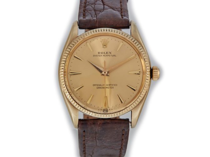 Rolex Oyster Perpetual Model Ref.6569 14ct 1955 (9)