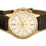 Zenith Chronograph Cal.156D 18ct Pink Gold c1956 mobile navigation (7)