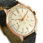 Zenith Chronograph Cal.156D 18ct Pink Gold c1956 mobile navigation (17)
