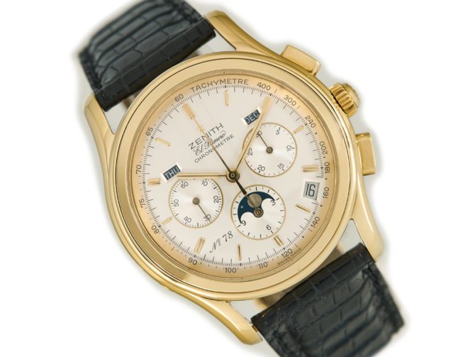 Zenith El Primero Triple Calendar Moonphase Chronograph 18ct 1992 – Limited Edition (7)