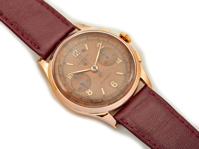 Chrono Suisse Cal.48 18ct Pink Gold Chronograph 1948 (12)