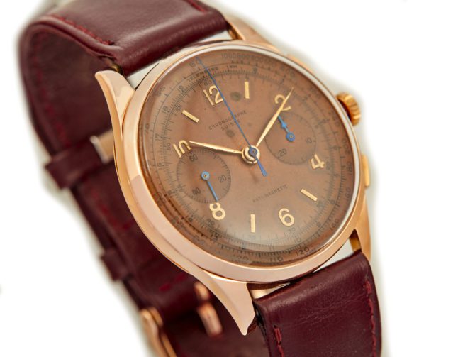 Chrono Suisse Cal.48 18ct Pink Gold Chronograph 1948 (13)