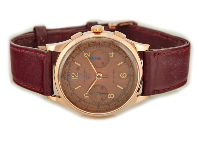 Chrono Suisse Cal.48 18ct Pink Gold Chronograph 1948 (6)