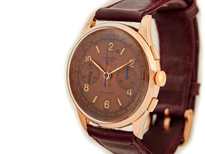 Chrono Suisse Cal.48 18ct Pink Gold Chronograph 1948 (10)