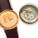 Movado Cal.470 18ct Pink Gold, Ruby Studded Dial, c1958 mobile navigation (14)