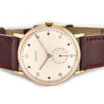 Movado Cal.470 18ct Pink Gold, Ruby Studded Dial, c1958 mobile navigation (4)