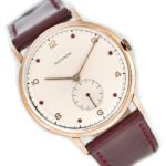 Movado Cal.470 18ct Pink Gold, Ruby Studded Dial, c1958 mobile navigation (7)