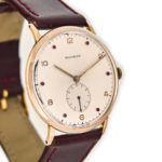 Movado Cal.470 18ct Pink Gold, Ruby Studded Dial, c1958 mobile navigation (10)