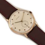 Movado Cal.470 18ct Pink Gold, Ruby Studded Dial, c1958 mobile navigation (12)